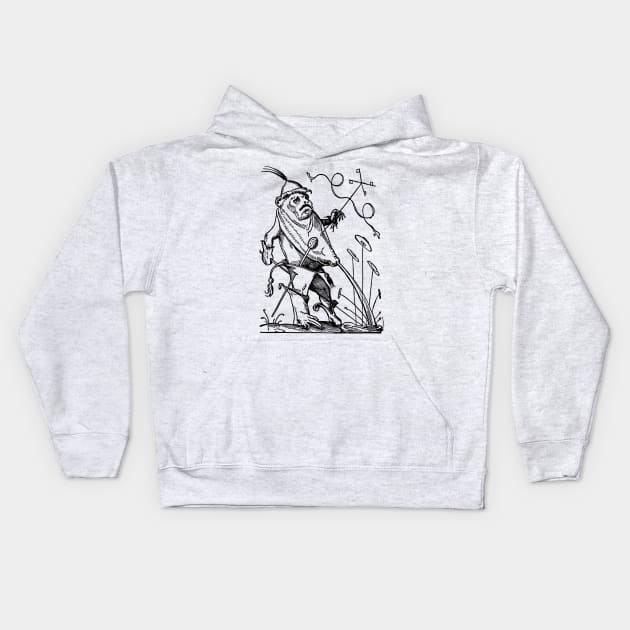 Grotesque #57 The Drolatic Dreams of Pantagruel (1565) Kids Hoodie by n23tees